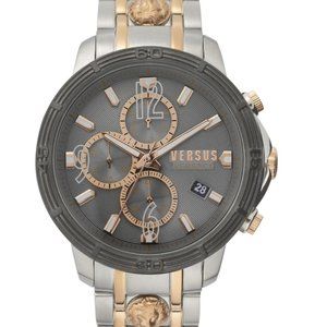 Versace Versus 46mmm Two Tone Watch